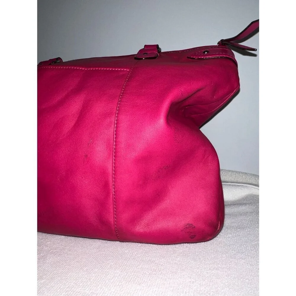VTG COACH Daisy Magenta Leather Emma Shoulder Bag F23973 - Picture 4 of 11
